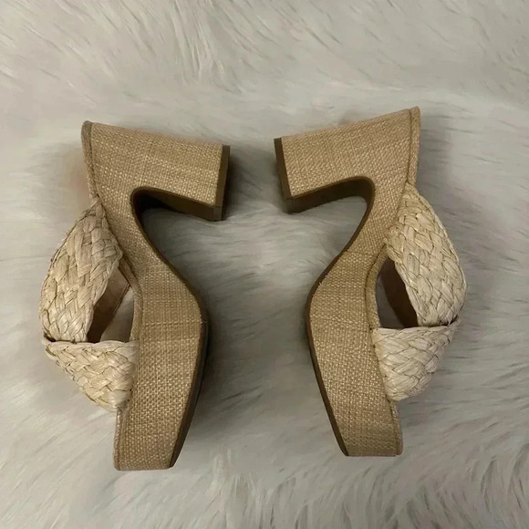 DREAM PAIRS Women's Platform Heels Open Toe Slip on Heels for Women High Chunky - Picture 4 of 7